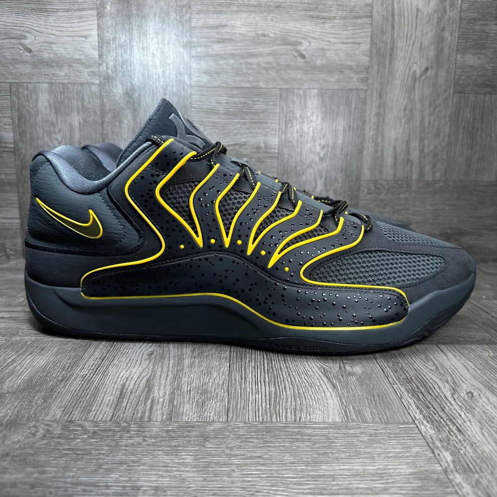 Nike KD17 Basketball Shoes Mens 17.5 Black Gold Athletic Sneakers NEW HV1992-002